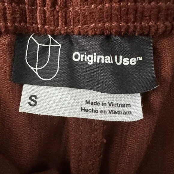 Original Use Burnt Orange Small Corduroy Pants - Picture 9 of 11